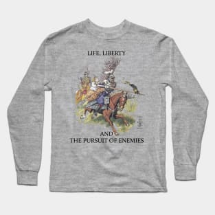 Life Liberty Pursuit Polish Winged Hussar HEMA Buhurt HMB SCA Long Sleeve T-Shirt